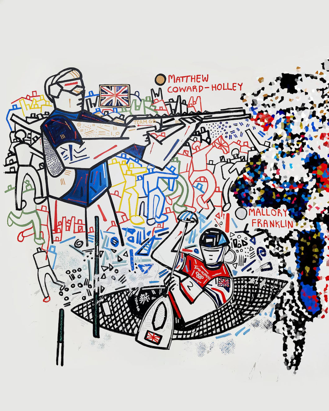 Ben Mosley's Tokyo 2020 Mural – 29th July 2021